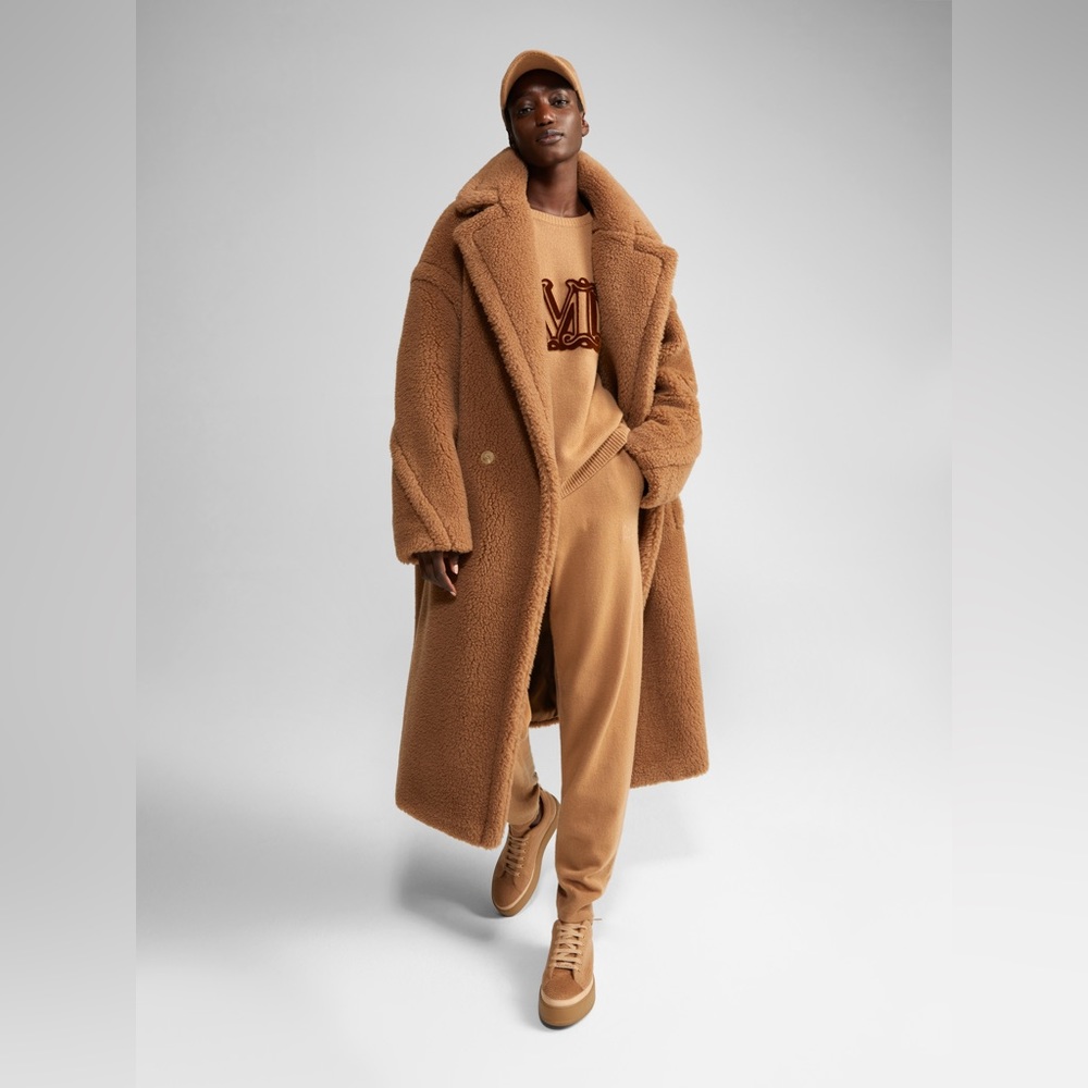 RESERVED: Tailored Teddy Camel Coat - Picture 11 of 14